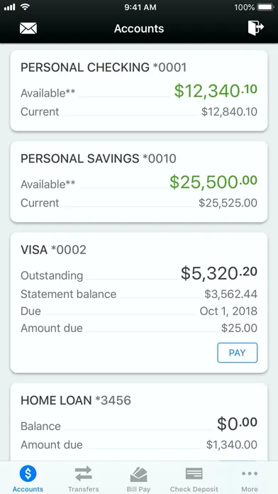 Philadelphia FCU Mobile Screenshots